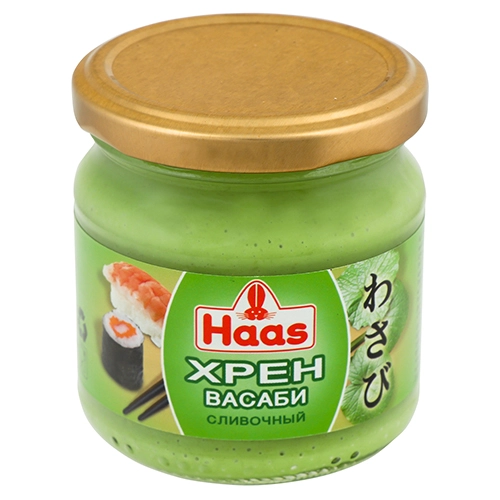Хрін вершковий Васабі Haas с/б 190г