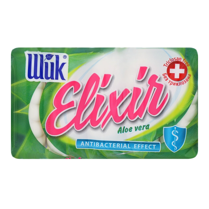 Мило туалетне антибактеріальне Aloe Vera Elixir Шик 5х70г