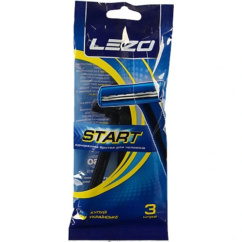 Станок для гоління чоловічий одноразовий Start Lezo 3шт
