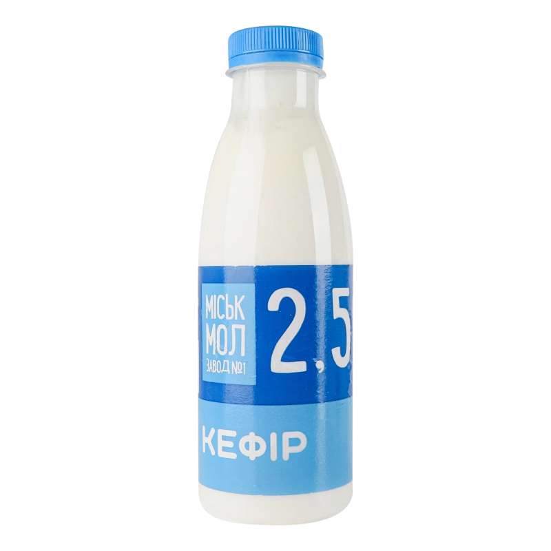 Кефір 2.5% Міськмолзавод 1 п/пл 500г