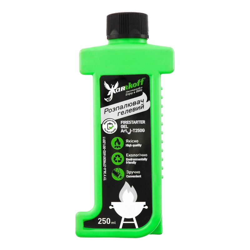 Розпалювач гелевий J-T250G Jarrkoff 250мл
