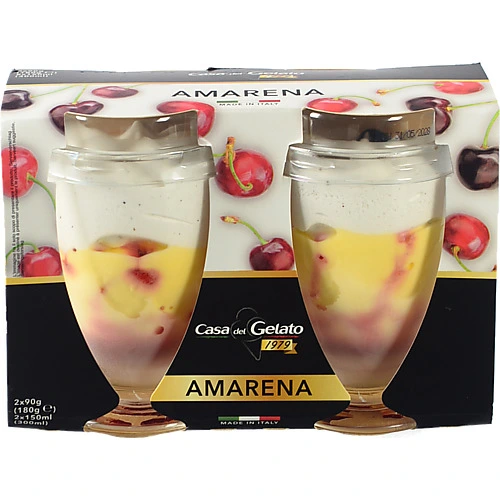 Морозиво CASA del GELATO 2х90г bicchieri vetro