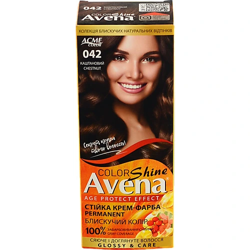 Крем-фарба для волосся стійка Shine Color 042 Avena 1шт