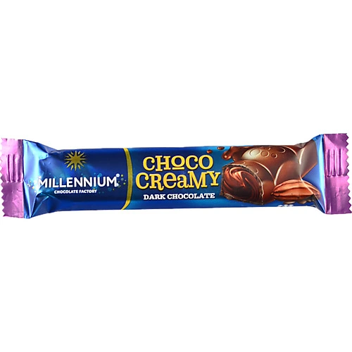 Батончик Millennium 38г choco creami чорний з начинкою