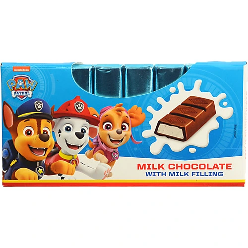 Шоколад Milano 100г paw patrol молочний наповнювач