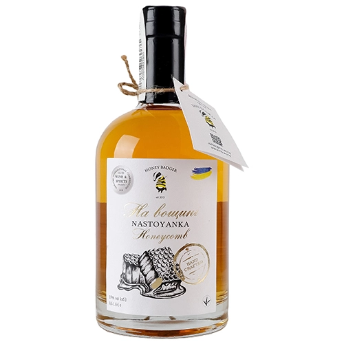 Настоянка 0.5л 37% На вощині Хані Баджер пл
