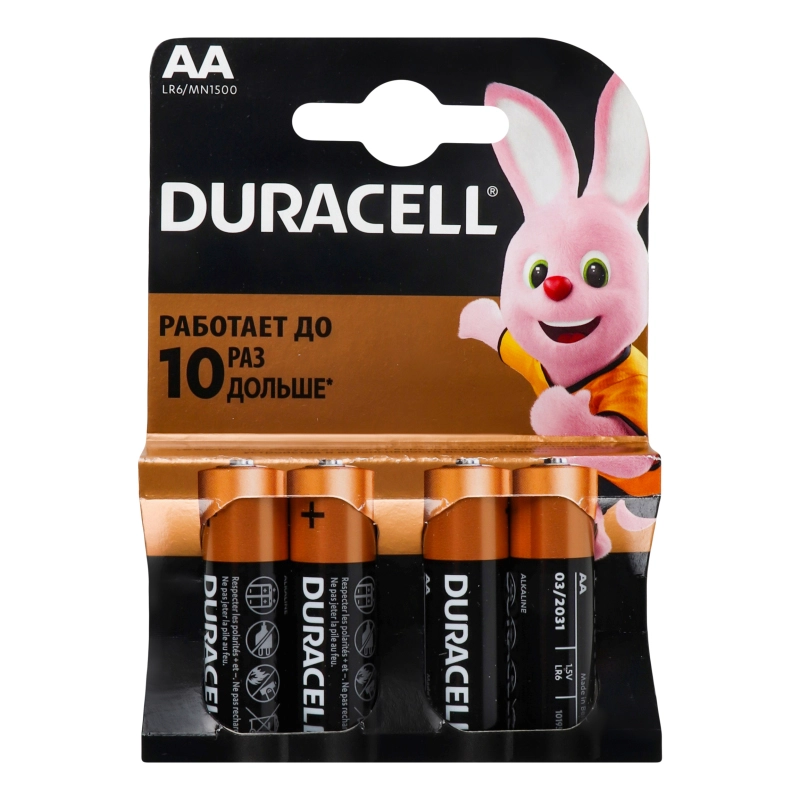 Батарейки AA LR6 MN1500 Duracell 4шт
