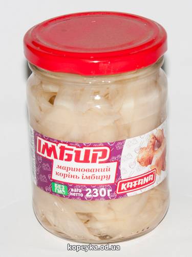 Імбир Катана 230г маринування білий с.б