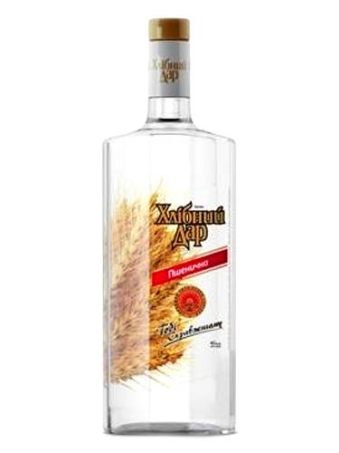 Горілка Хлібний Дар 0.37л пшенична