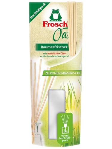 Освіжувач Frosch 90мл оазис лимонна трава