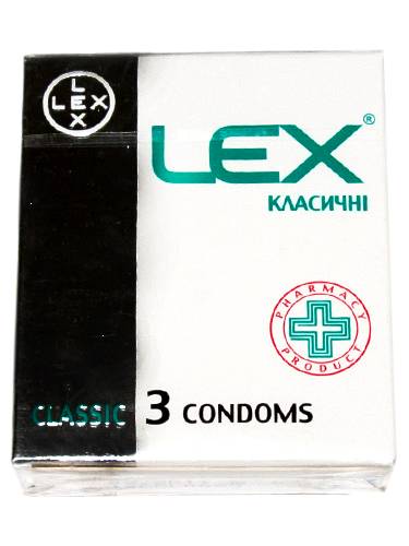 Презервативи Lex класік 3шт