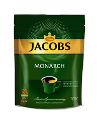 Кава Jacobs 170г монарх розчинна е.п.