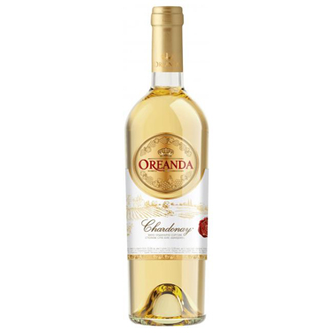 Вино Ореанда 0.75л шардоне сухе бiле