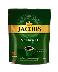Кава Jacobs 60г монарх розчинна б.к
