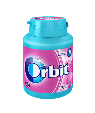 Жувальна гумка Orbit 64г bottle bubblemint пластик