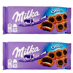 Шоколад Мілка 92г кругле печиво оreo ванiль