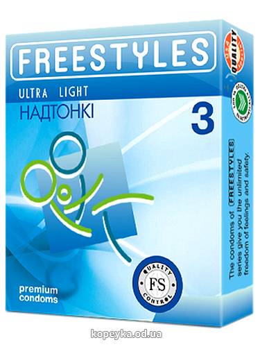 Презервативи Freestyles 3 ultra light