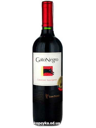 Вино Гато Негро 0.75л каберне совьньон червоне сухе