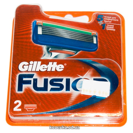 Картридж Gillette  fusion 2шт