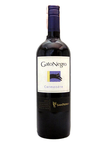 Вино Гато Негро 0.75л кармінер червоне сухе