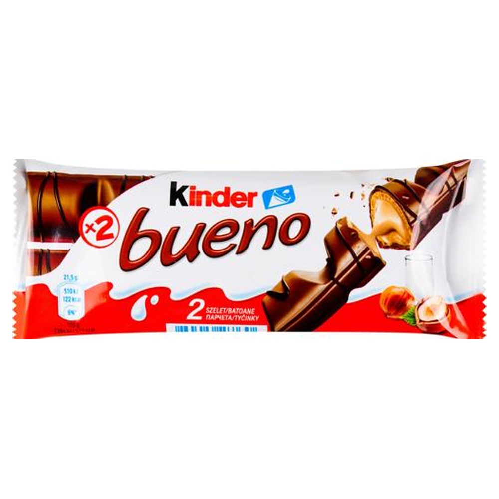 Батончик шок. Kinder Bueno Т2 43г (10295)