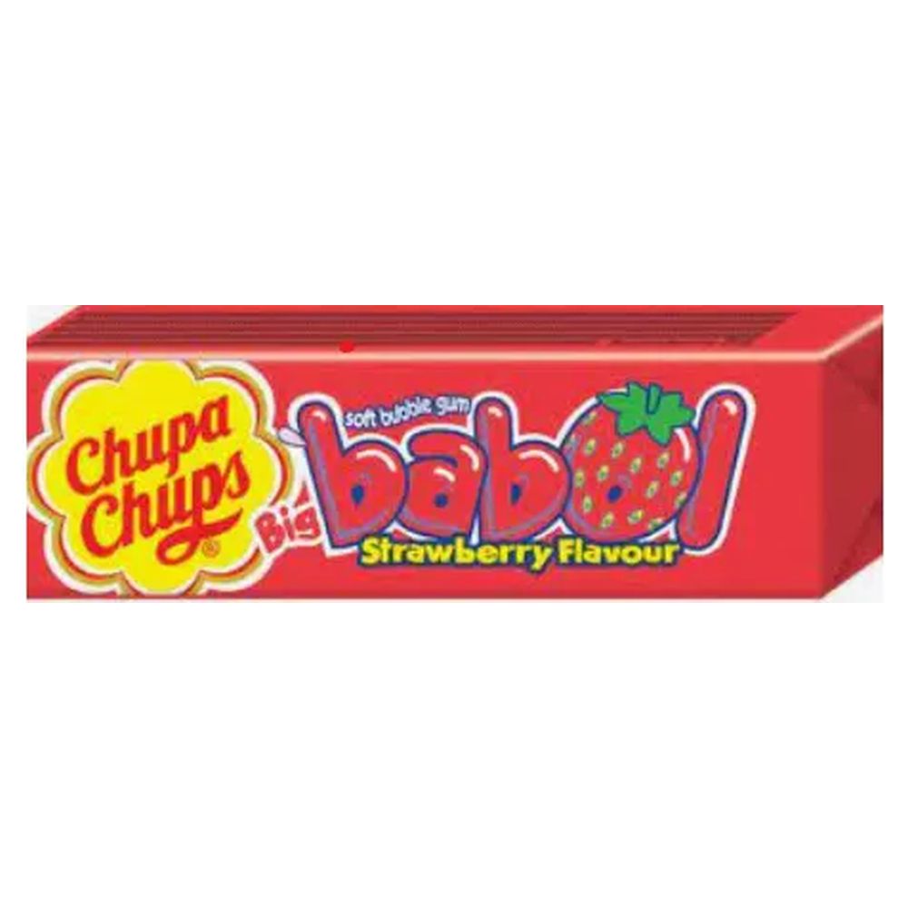 Жувальна гумка Chupa Chups Big Babol Полуниця 27,6г (10843)