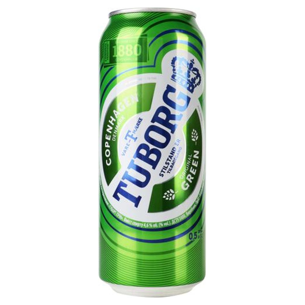 Пиво Tuborg Green ж.б. 0,5л (11978)