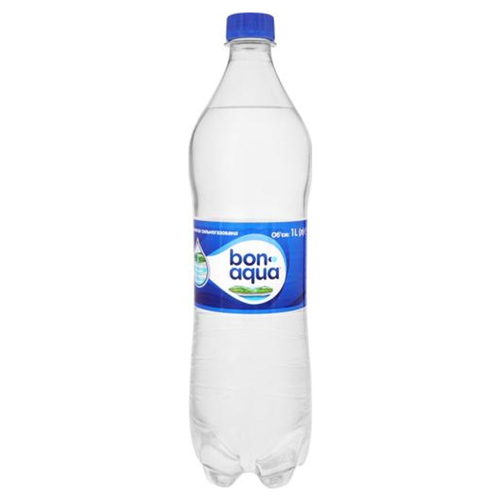 Вода мін. BonAqua газ. 1,0л (15609)