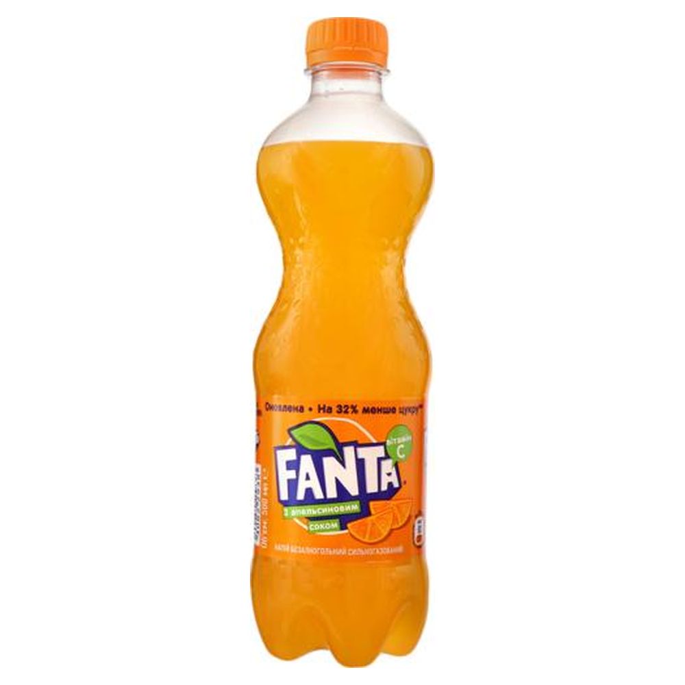 Вода солодка Fanta Апельсин 0,5л (15618)