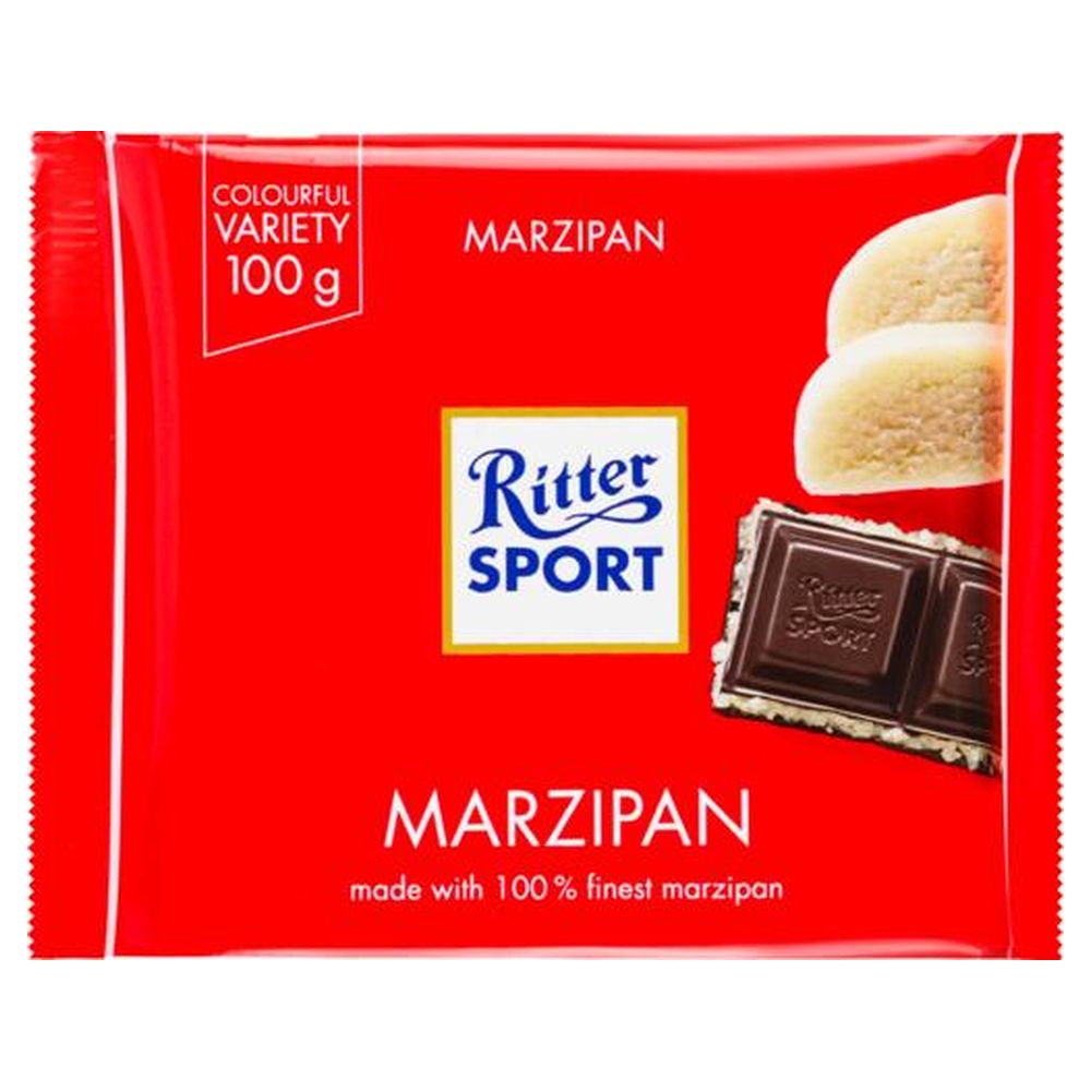 Шоколад Ritter Sport темний марципан 100г (16041)