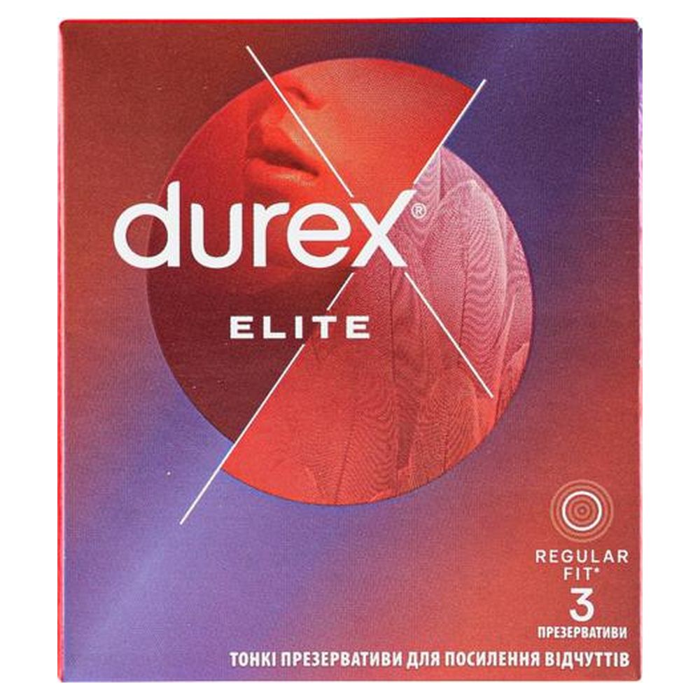 Презервативи Durex Elite 3шт (21700)