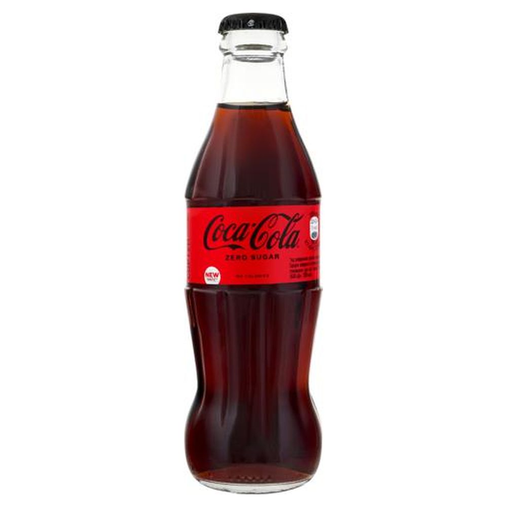 Вода солодка Coca Cola Зеро скло 0,25л (34902)