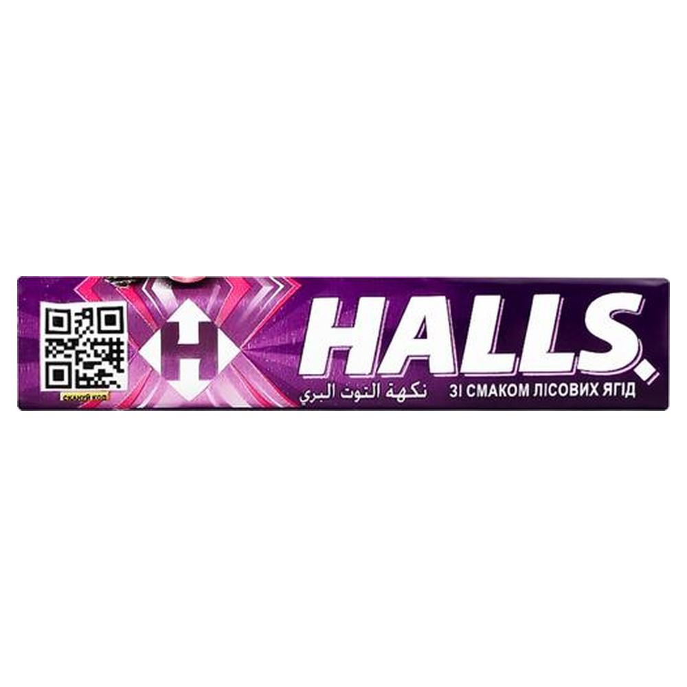 Льодяники Halls лісові ягоди 25.2г (35117)