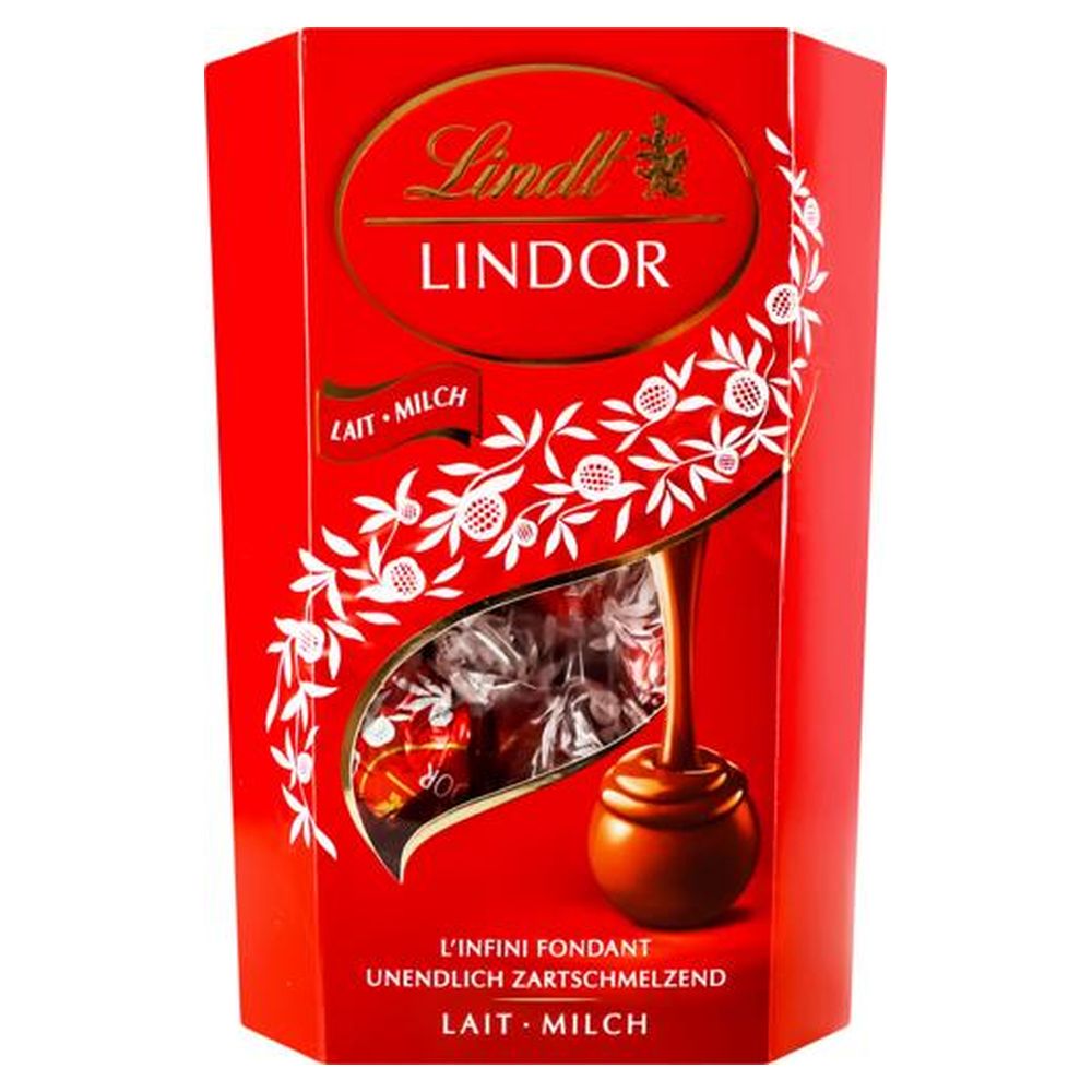 Цукерки шоколадні Lindt MILK LINDOR BALLS 200 г (36086)