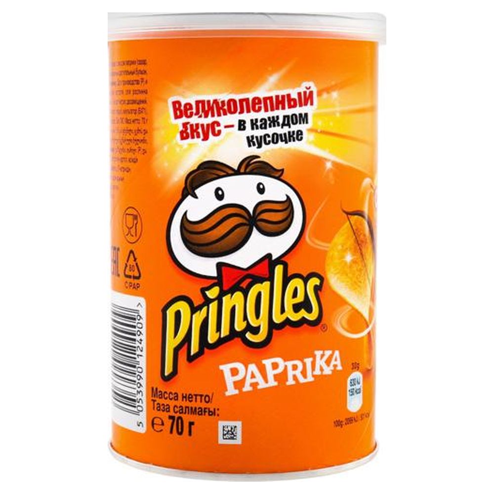 Чіпси PRINGLES паприка 70 г (37635)