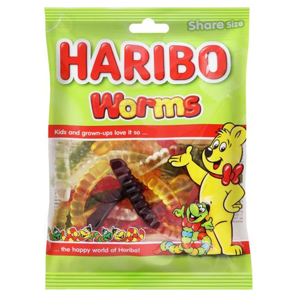 Цукерки желейні Haribo у формі червяка 150г (40308)