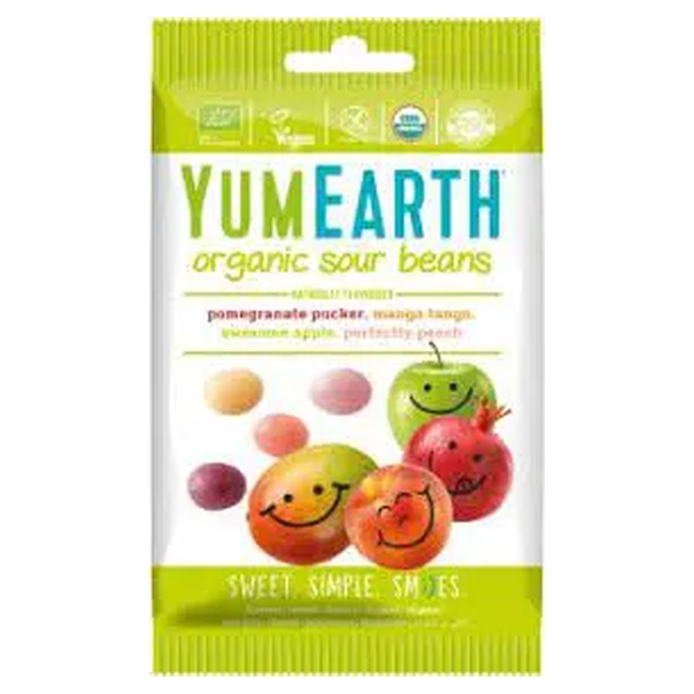 Цукерки жувальні YumEarth фруктові з кисл. орг. 50г (41850)