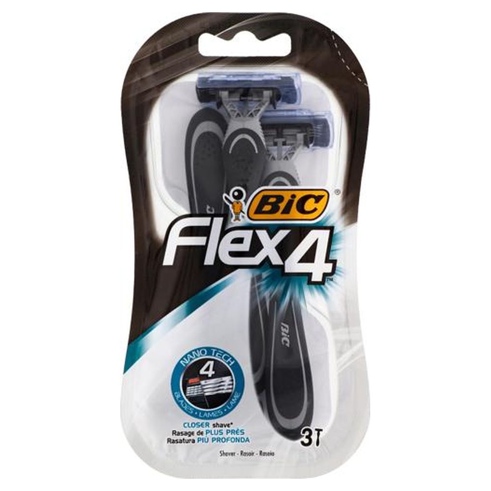 Станок BIC flex 4 Комфорт, блістер 3шт (42174)