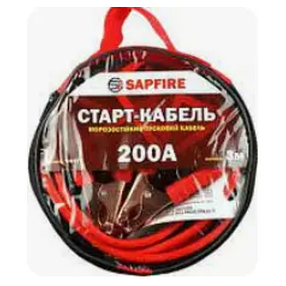 Старт-кабель SAPFIRE 400А, 3,5м, -40С,  у сумці (42288)