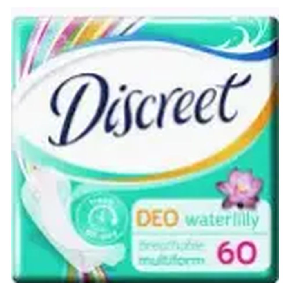 Прокладки Discreet щоденні Deo Water Lily 60шт (43608)