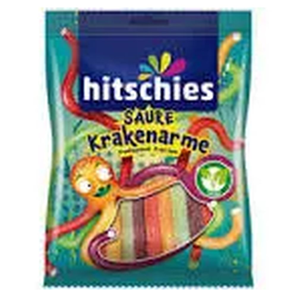 Цукерки жув. Hitschies Saure Krakenarme 125г (43842)