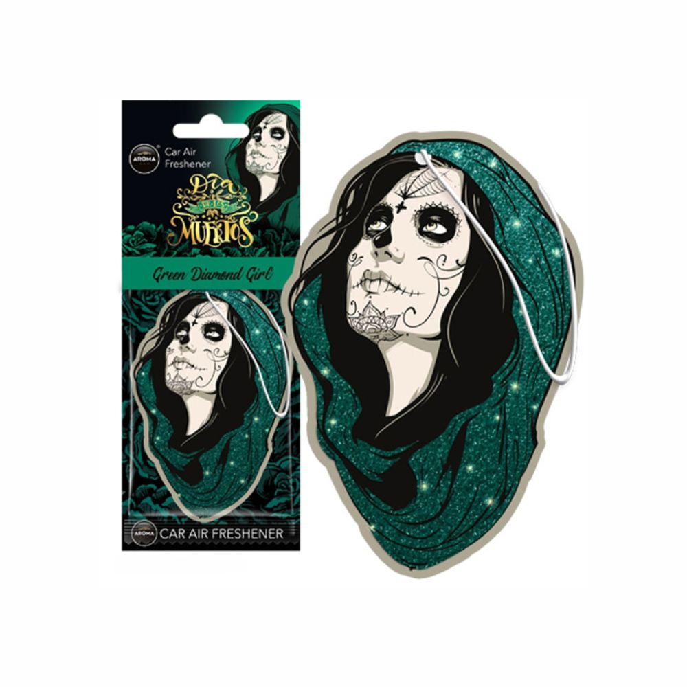 Ароматизатор Aroma Car Skull Green Diamond Girl (45184)