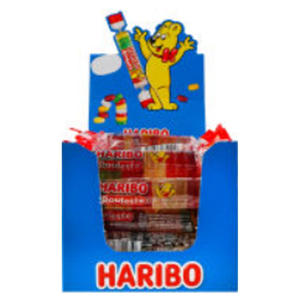 Цукерки желейні Haribo рулетка фруктовий мікс 25г (46683)