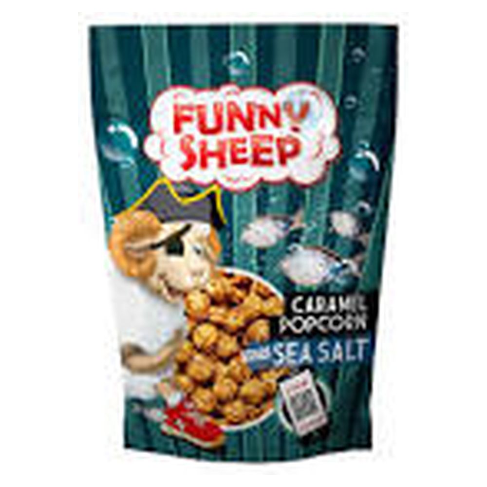 Попкорн Funny Sheep у карамелі з морськ. сіллю 90г (46852)