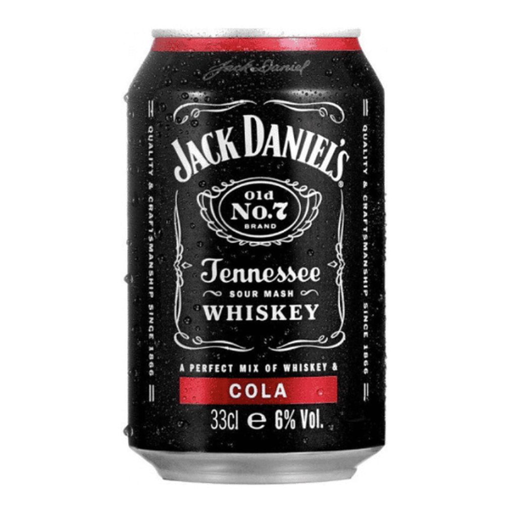 Сл.алк.напій Jack Daniels Джек-Кола ж.б.0,33л (46914)