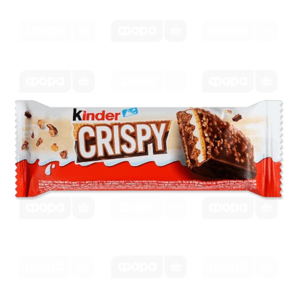 Батончик шок. Kinder Кріспі Т1 34г (48082)