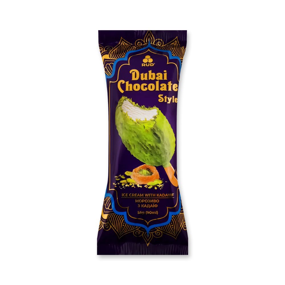 Морозиво ескімо Dubai Chocolate Style Рудь 55г (48859)
