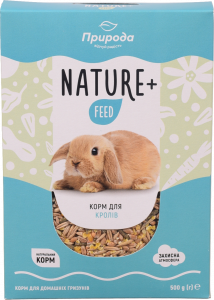 Корм д/кроликів Природа Nature+feed 500 г