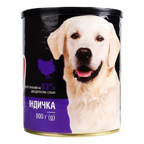 Паштет д/собак Carnie 800 г з/б з індички