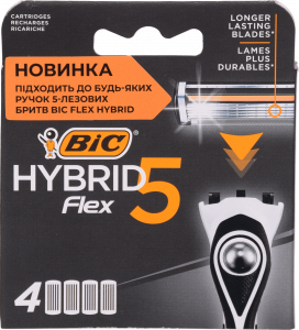 Картридж д/гоління BIC 4 шт. Flex 5 Hybrid